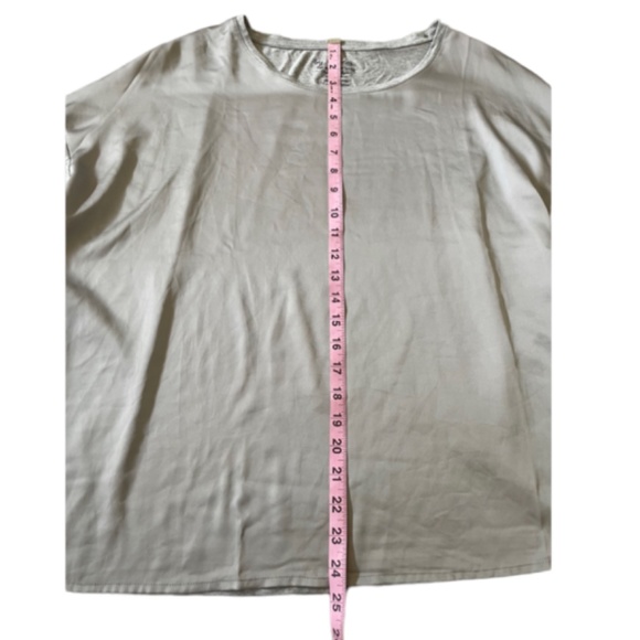 Chico’s Light Grey 3/4 Sleeves Top Size Large New with Tag - Picture 7 of 9